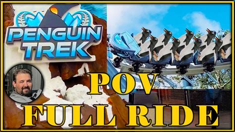 Full Ride Pov Penguin Trek Seaworld Orlando Front Row Youtube