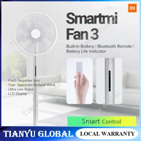 Sg Ready Stock Smartmi S Floor Fan Dc Frequency Conversion