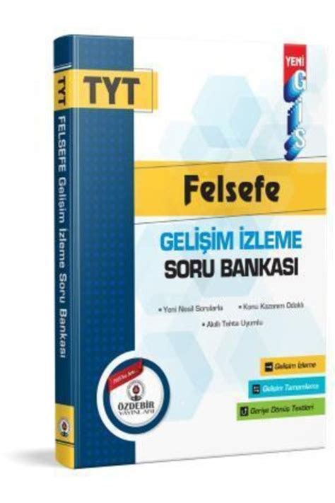 Üç Dört Beş Yayıncılık Özdebir Yayınları Tyt Felsefe Yeni Nesil Gis