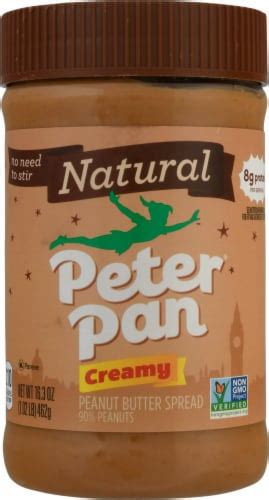 Peter Pan Natural Creamy Peanut Butter Oz Frys Food Stores