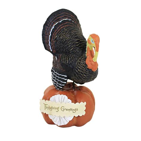 Dee Foust Harvey Gobbler Greetings Polyresin Thanksgiving Turkey 81125