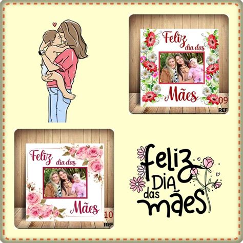 Azulejo Personalizado Dia das Mães 20x20cm Dmãe 152 Elo7