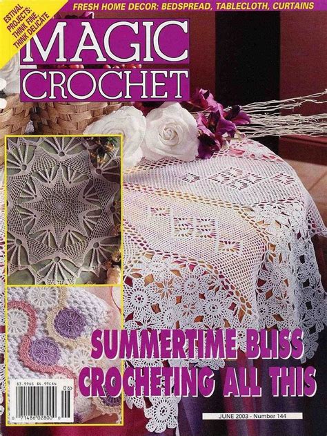 Magic Crochet Magazine No 144 June 2003 Pdf Download Etsy In 2021