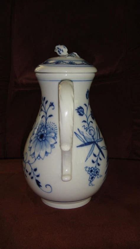 Meissen Zwiebelmuster Blue Onion Porcelain Teapot Kettle Ebay