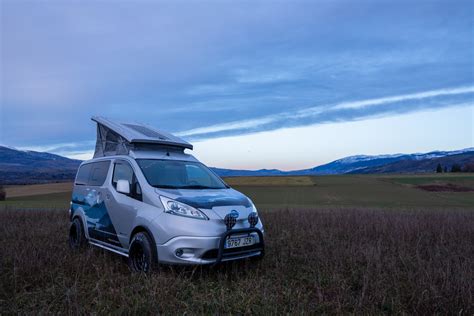 All-Electric Nissan e-NV200 Winter Camper is a Mobile Office That Can Go Off-Roading in the Snow ...