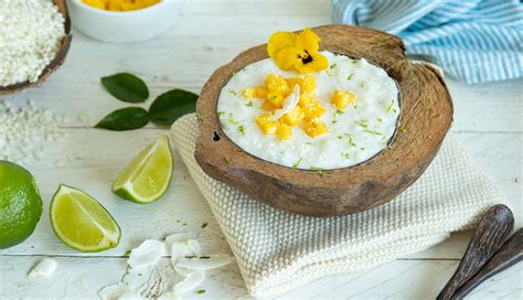 Arroz con leche de coco y mango Nestlé Cocina