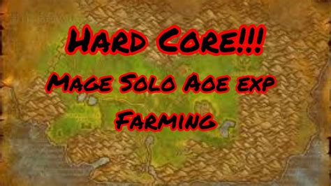 WoW Classic Hardcore Mage Aoe Exp And Gold Farming Lv 33 41 Easy And