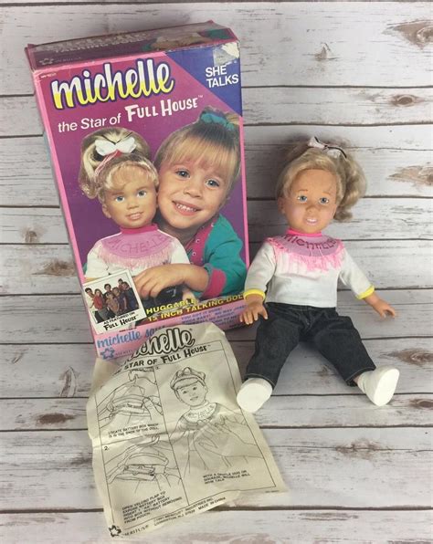 Vtg 1990 Full House Michelle Doll Huggable Talking 15 W Box Mary Kate