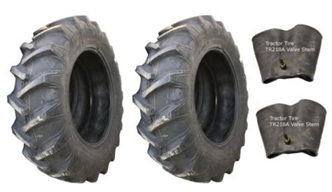 2 New Tires 2 Tubes 18 4 38 Harvest King R1 Tractor Rear 8 Ply TT 18