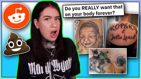 Tattoo Enthusiast Reacts To Worst Tattoos Ever Created Youtube