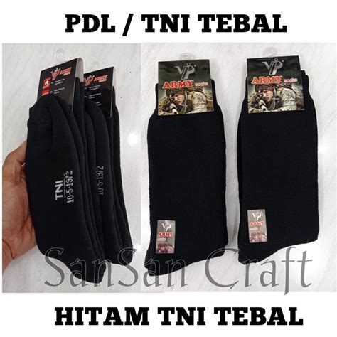 Jual Kaos Kaki Pdl Tebal Kaos Kaki Tni Super Tebal Kaos Kaki Pria