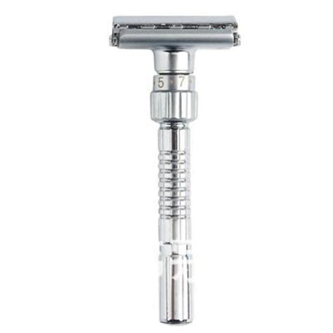 New Adjustable Double Edge Razor Classic Men Shaving Safety Razors Zinc