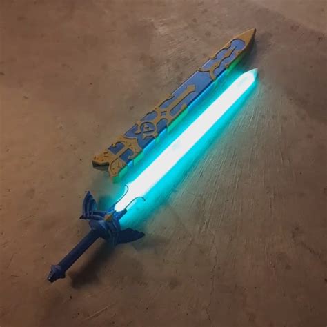 Glowing Master Sword Complete!!! : r/zelda