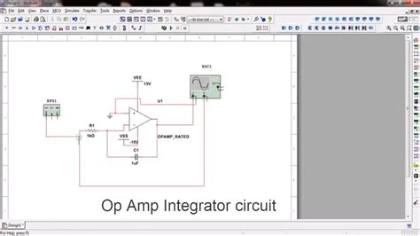 Op Amp Integrator Circuit