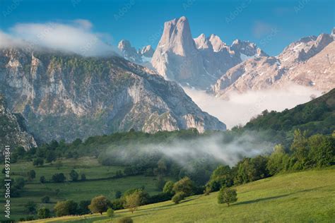 The Naranjo De Bulnes Known As Picu Urriellu Is A Limestone Peak