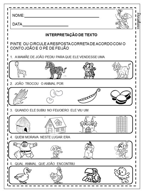 Click Educativo Joao E O Pe De Feijao Producao De Texto Para 3o Ano Images