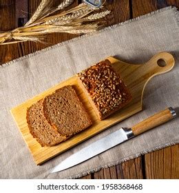 Moist Wholemeal Bread Crushed Ground Whole Stock Photo