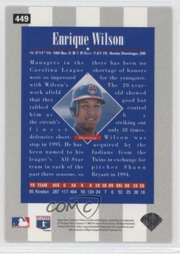 Upper Deck Collector S Choice Silver Signature Enrique