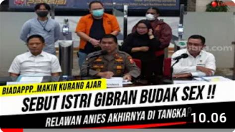 Cek Fakta Relawan Anies Baswedan Penyebut Istri Gibran Budak Sex