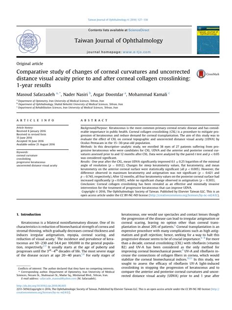 PDF Comparative Study Of Changes Of Corneal Curvatures And