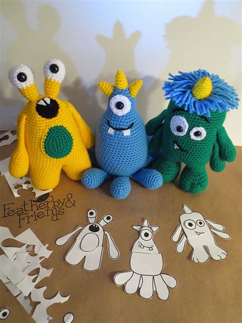 Ravelry Mix Match Monsters Pattern By Alicia English