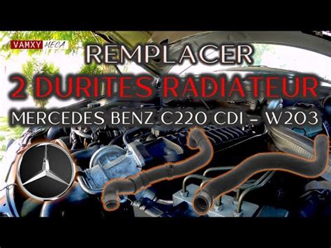 Remplacer Durite Eau Du Radiateur De Refroidissement Mercedes Benz