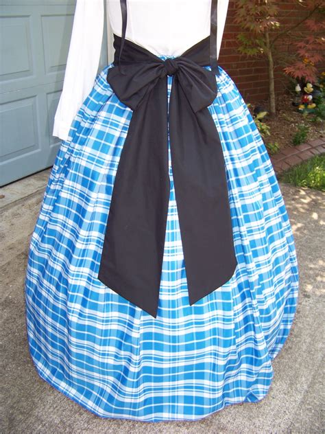 Civil War Skirtvictoriancostume Long Drawstring Skirt And Etsy