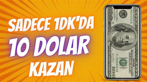 Sadece Dk Da Dolar Kazanmak Internetten Para Kazanmak Youtube