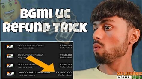 Bgmi Uc Refund Trick 3 Tips To Get Easily Refund In Bgmi 100 Safe