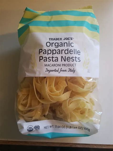 Trader Joe S Organic Pappardelle Pasta Nests