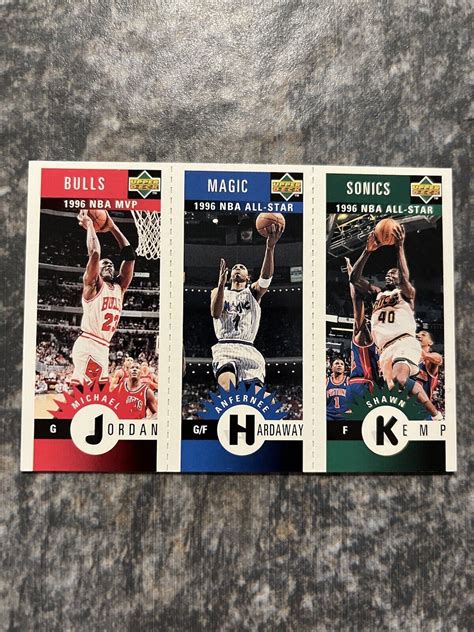 Upper Deck Michael Jordan M Hardaway M Kemp M Hof Ebay