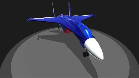 SimplePlanes Suchoi SU 35 Super Flanker Stunt