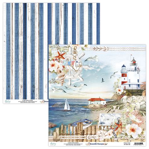 Zestaw papierów Mintay 30x30 seria SEASIDE ESCAPE 07 w galeria MK