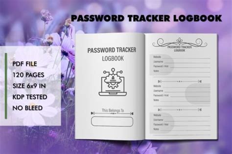 Password Tracker Logbook Graphic By Rafedratan Creative Fabrica