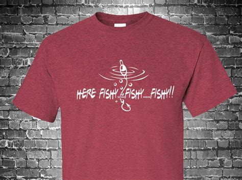 Here Fishy Fishy T Shirt Swag Art Designs T Shirt Graphic Etsy