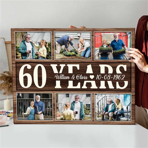 60 Year Anniversary Gift - Best Personalized Gifts For Everyone