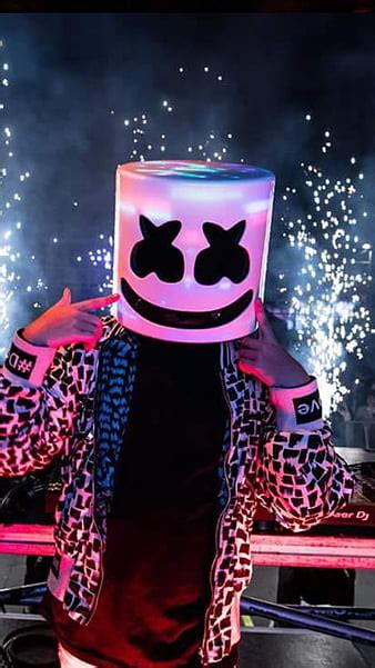 Marshmello Arcoíris Colora Guay Fondo De Pantalla De Teléfono Hd