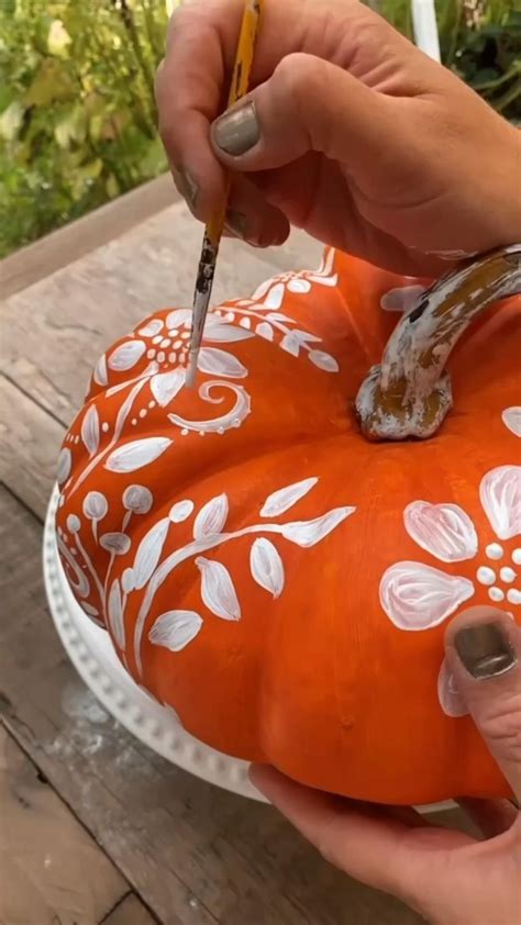 Hand Painted Pumpkin Artofit