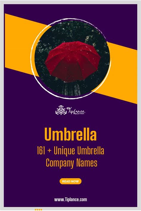 Umbrella Company Names Ideas Tiplance