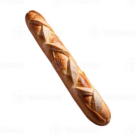 AI Generated Baguette Long Isolated On Transparent Background 36397913 PNG