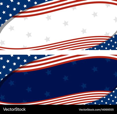 Usa banner abstract background design american Vector Image