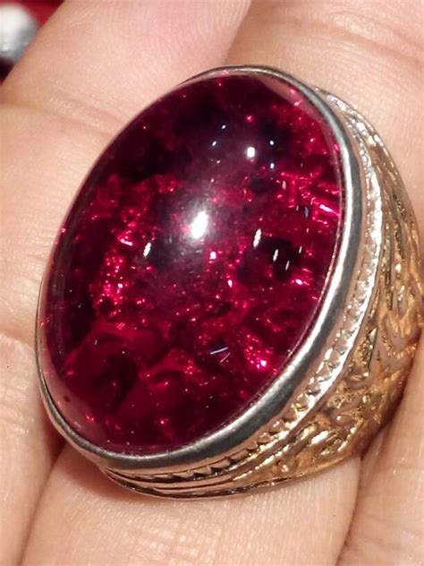 Jual Cincin Batu Akik Pecah Seribu Merah Siam Jakarta Timur Insijam