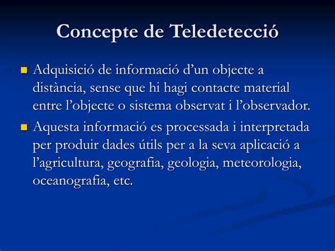 Ppt Introducci I Fonaments F Sics De La Teledetecci Powerpoint