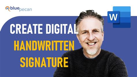 How To Create A Digital Signature In MS Word Add Handwritten