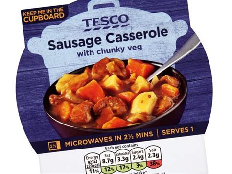 Tesco Sausage Casserole With Chunky Veg Acid Test Analysis And Features The Grocer