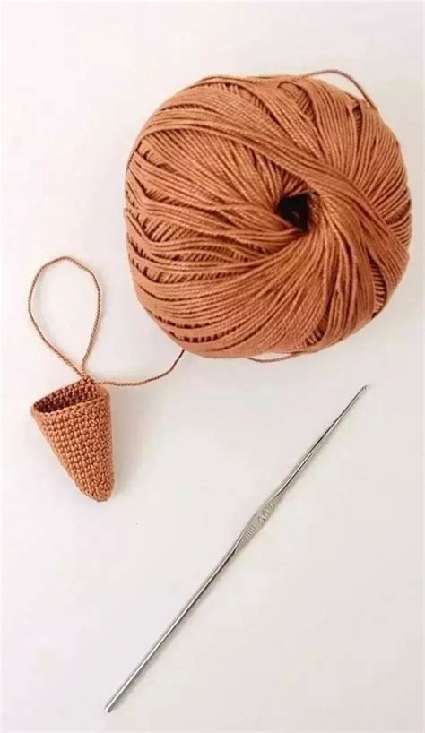 Free Crochet Ice Cream Keychain Pattern