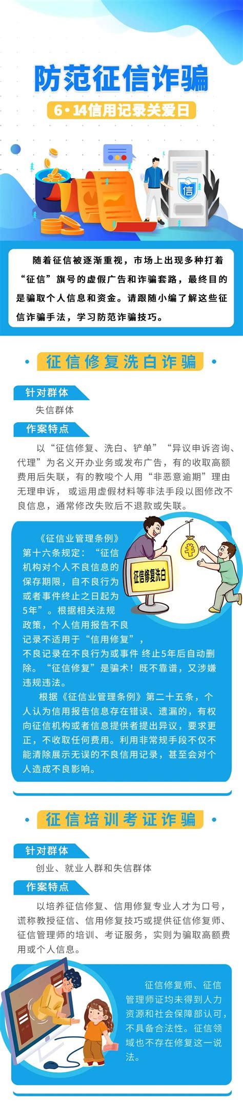 消保课堂 防范征信诈骗小贴士 浙商金汇信托股份有限公司