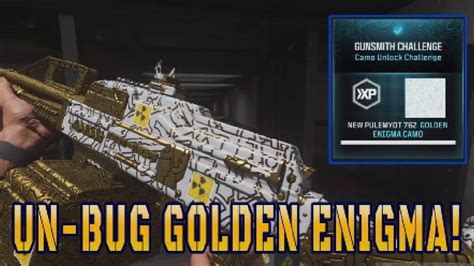 How To Fix Golden Enigma Not Tracking In MW3 Zombies Camo Bug YouTube