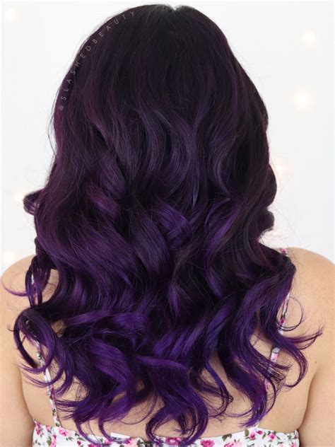 arctic fox purple af hair dye Use blue jean baby and purple rain arctic fox for a similar rockin