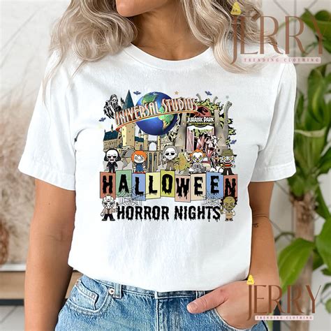 Cheap Universal Studio Halloween Horror Nights T Shirt Character